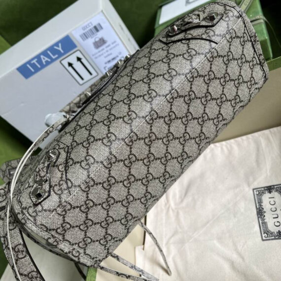 Gucci X Balenciaga The Hacker Project Medium Neo Classic Bag Variation 2  Beige/Ebony for Women