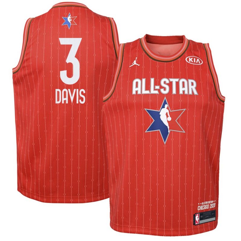 Anthony Davis Jordan Brand Youth 2020 NBA All-Star Game Swingman Jersey ...