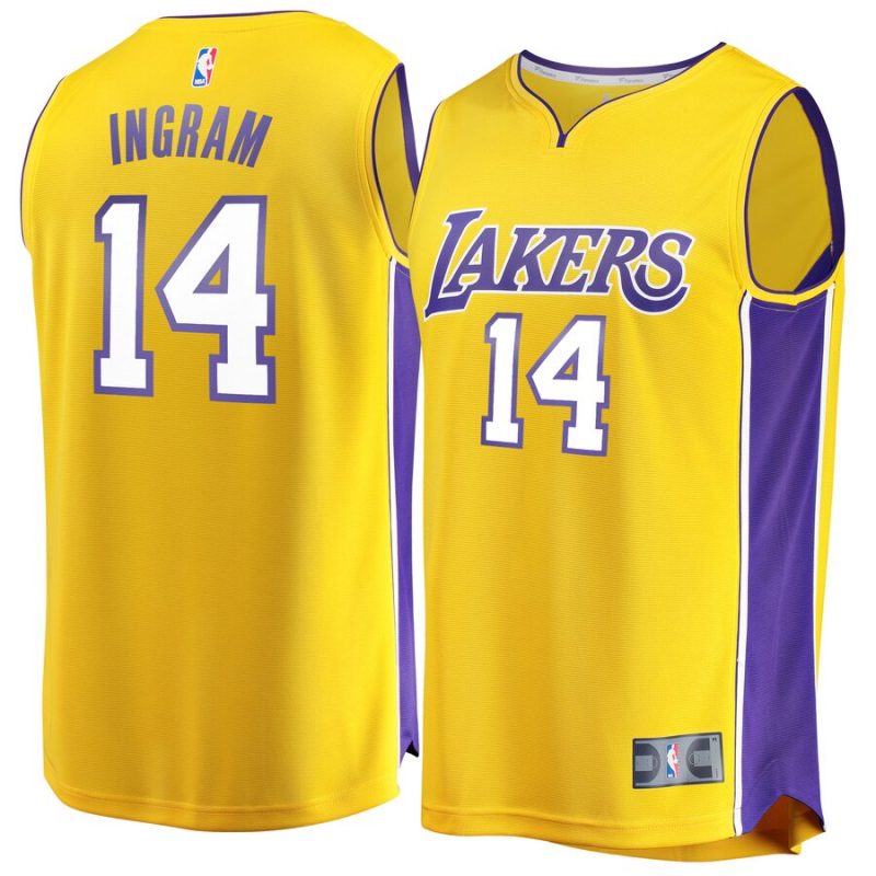 Brandon Ingram Los Angeles Lakers Replica Jersey Gold - Icon Edition