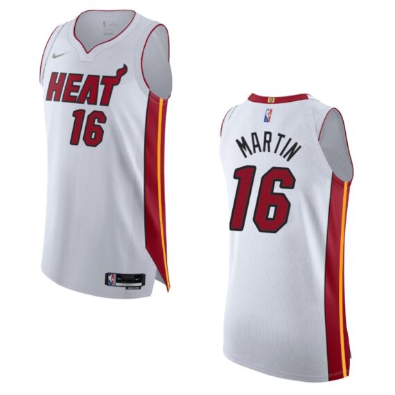 2021-22 Caleb Martin Miami Heat Association Edition White Jersey Authentic