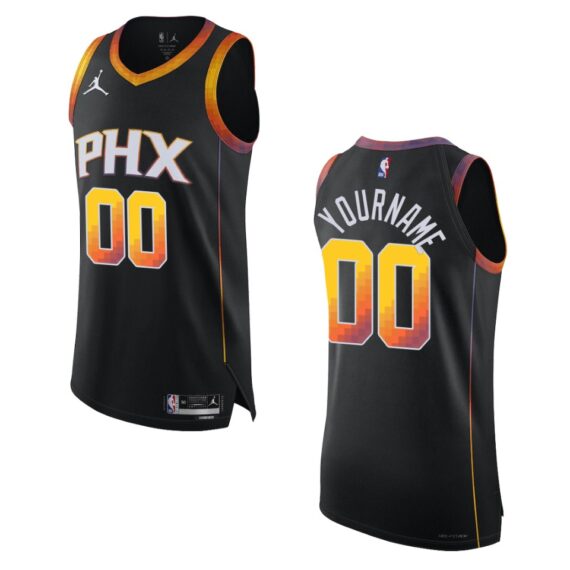 Phoenix Suns Custom 2022-23 Statement Edition Black Jersey – Daymira ...