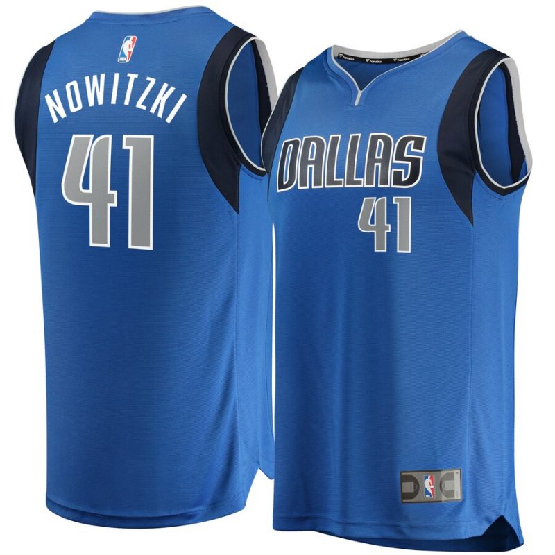 Dirk Nowitzki Dallas Mavericks Replica Jersey Blue - Icon Edition