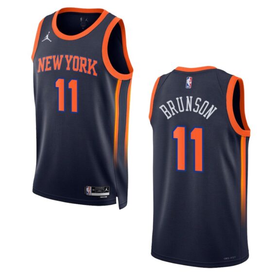Jalen Brunson - New York Knicks - Game-Worn Statement Edition Jersey -  Scored Team-High 20 Points - 2022-23 NBA Season