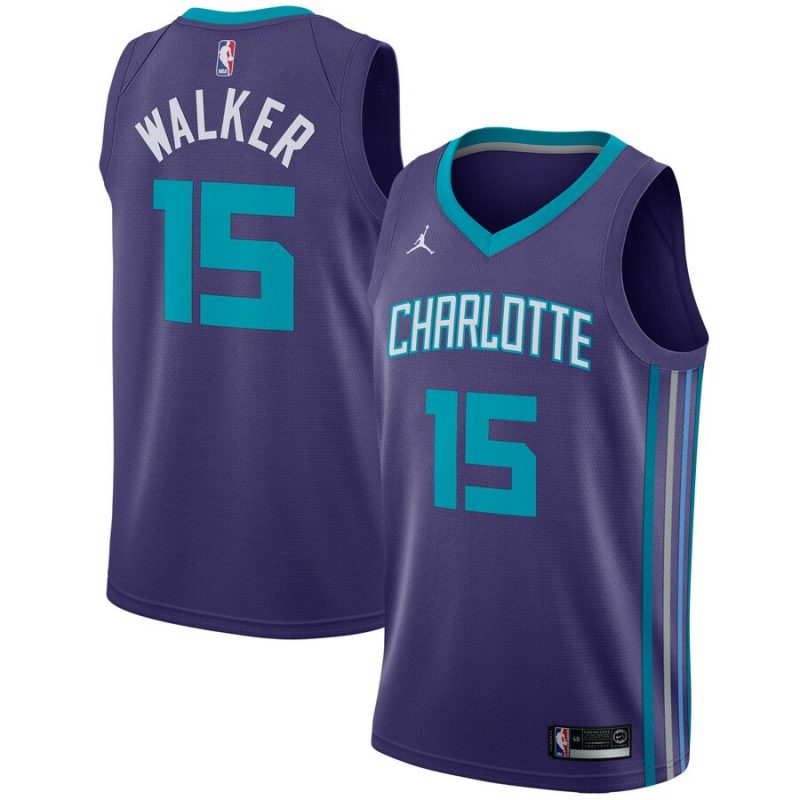 Kemba Walker Charlotte Hornets Jordan Brand Swingman Jersey Statement Edition Purple