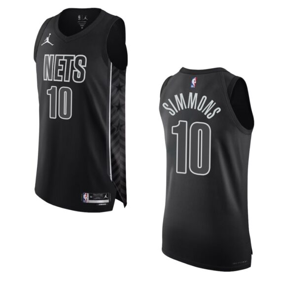 2022-23 Statement Edition Brooklyn Nets Ben Simmons Black Jersey